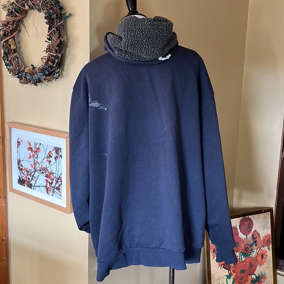 CARHARTT Size 3X RainDefernder Thrashed Paint-Splotch Zipper Down Casual Hoodie - Picture 7 of 16